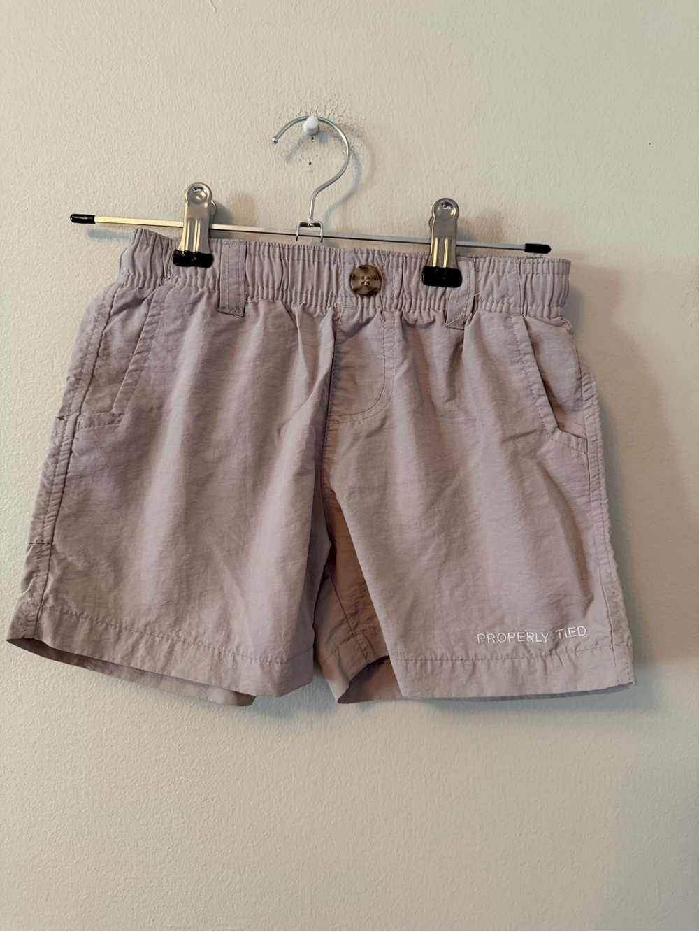 Properly Tied Light Gray Mallard Shorts